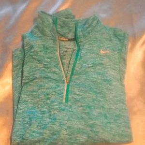 Green Nike zip up small